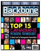 Donna Jodhan makes top 15 Canadians in Digital Technology in Backbone magazine.