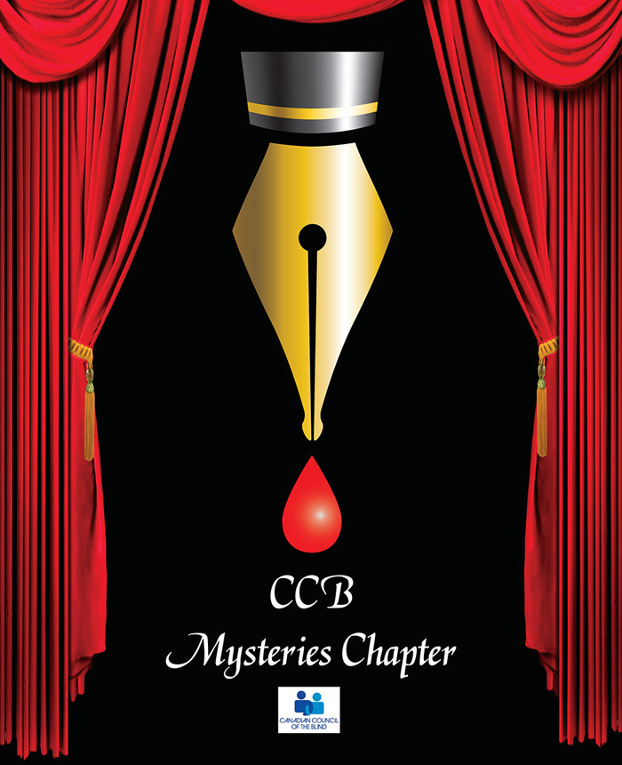The Canadian Council of the Blind - CCB Mysteries Chapter logo.