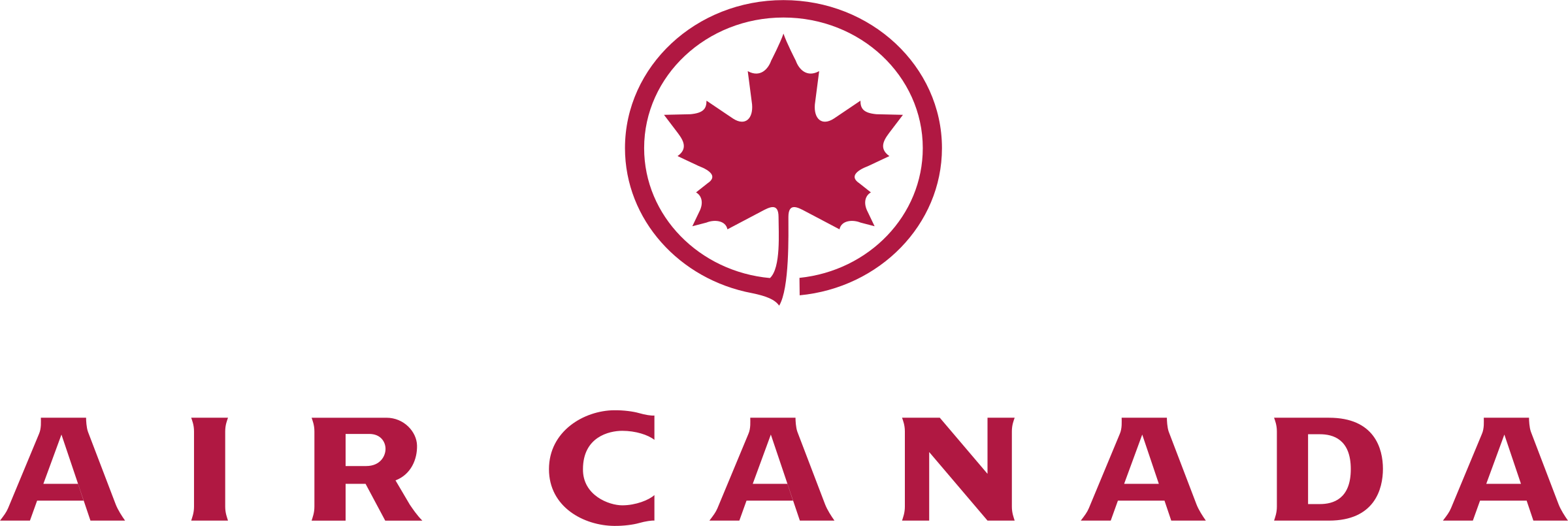 Air Canada logo.